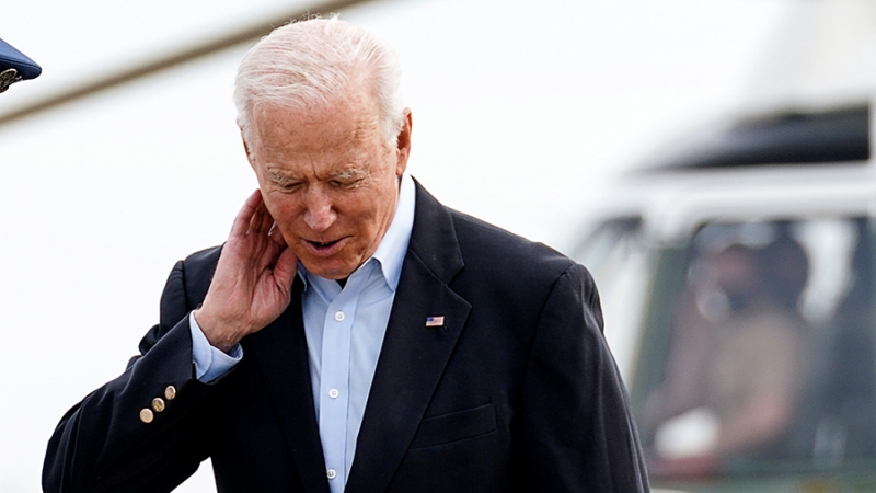 Цикада атаковала Байдена перед вылетом в Европу