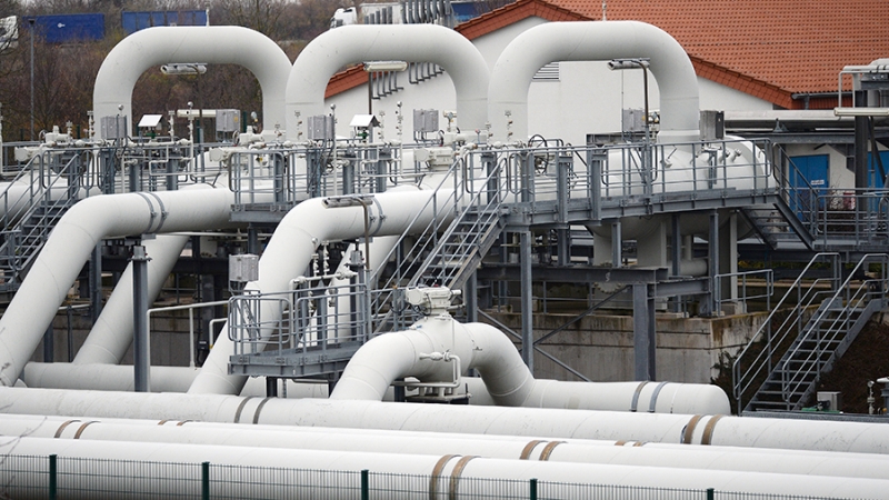 Запасы газа в подземных хранилищах Франции опустились ниже 25%